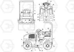 50849 U.S. Decal installation CR24/CR30 S/N 197606 -, Volvo Construction Equipment