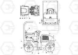 84298 U.S. Decal installation CR24/CR30 S/N 197606 -, Volvo Construction Equipment