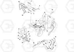 74321 Hydraulic Hoses/Tube Clamp Installation DD14S/DD16 S/N 197600 -, Volvo Construction Equipment