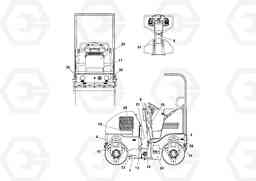 76951 Decal Installation DD14S/DD16 S/N 197600 -, Volvo Construction Equipment