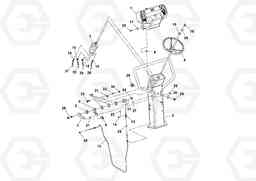 74462 Pedestal Assembly DD14S/DD16 S/N 197600 -, Volvo Construction Equipment