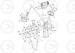 77012 Pedestal Assembly DD14S/DD16 S/N 197600 -, Volvo Construction Equipment