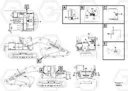 81261 Decals EC180B PRIME S/N 12001-, Volvo Construction Equipment