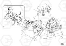 25463 Working hydraulic, hammer and shear for return filter EC160B PRIME S/N 12001-, Volvo Construction Equipment