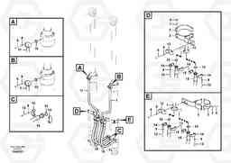 57627 Working hydraulic, boom cylinder EC460CHR HIGH REACH DEMOLITION, Volvo Construction Equipment