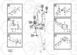 55577 Working hydraulic, bucket cylinder on dipper arm EC360CHR HIGH REACH DEMOLITION, Volvo Construction Equipment