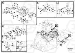 52375 Hydraulic system, intermediate arm piping EC360CHR HIGH REACH DEMOLITION, Volvo Construction Equipment