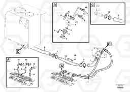 67112 Hydraulic system, hydraulic tank to hydraulic pump EC55C S/N 110001- / 120001-, Volvo Construction Equipment