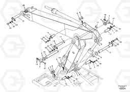 96050 Links to boom, adjustable EC180B PRIME S/N 12001-, Volvo Construction Equipment