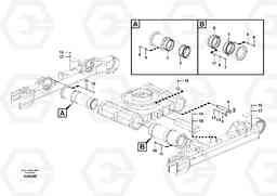 58157 Undercarriage Frame, Retractable EC460CHR HIGH REACH DEMOLITION, Volvo Construction Equipment