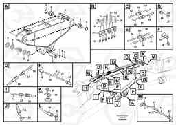 78369 Arm, intermediate for demolition EC460CHR HIGH REACH DEMOLITION, Volvo Construction Equipment