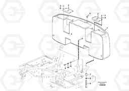 62306 Counterweights EC330B PRIME S/N 15001-, Volvo Construction Equipment