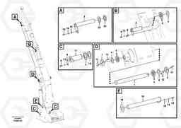 94480 Links to boom, long reach EC240C, Volvo Construction Equipment