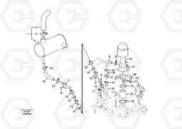 96140 Inlet system, pre-cleaner EC210C, Volvo Construction Equipment