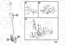 46687 Working hydraulics, intermediate arm cylinder piping EC700BHR HIGH REACH DEMOLITION, Volvo Construction Equipment