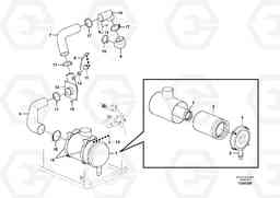 88340 Inlet system EC240B PRIME S/N 15001-/35001-, Volvo Construction Equipment