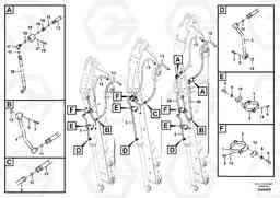 97354 Working hydraulic, bucket cylinder on dipper arm EC240B PRIME S/N 15001-/35001-, Volvo Construction Equipment