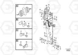 86630 Dipper arm and grease piping with piping seat EC240B PRIME S/N 15001-/35001-, Volvo Construction Equipment