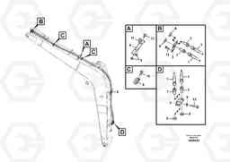 51785 Quikfit hydraulic on attachment. Single - acting EC55C S/N 110001- / 120001-, Volvo Construction Equipment