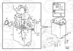 95490 Fuel tank with fitting parts FB2800C, Volvo Construction Equipment