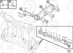 53695 Assemble attachment bracket. L50F, Volvo Construction Equipment