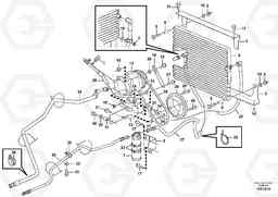 98743 Assembly hoses: Evaparator, receiver drier, condenser. BL61 S/N 11459 -, Volvo Construction Equipment