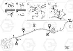 105839 Hydraulic system, lock cylinder BL60 S/N 11315 -, Volvo Construction Equipment