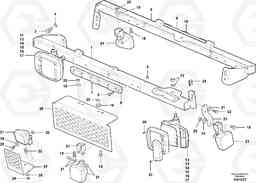 58260 Cab Lights With Mounting G900 MODELS S/N 39300 -, Volvo Construction Equipment