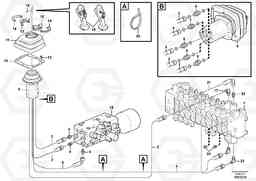 101383 Loader controls BL71 S/N 16827 -, Volvo Construction Equipment