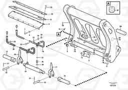 65420 Tool bar. L220F, Volvo Construction Equipment