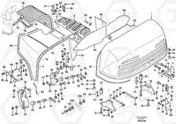 85274 Engine hood L40B S/N 1911500 - S/N 1921500 -, Volvo Construction Equipment