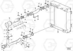 53712 Intercooler L110E S/N 2202- SWE, 61001- USA, 70401-BRA, Volvo Construction Equipment