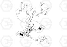 106998 Rear Frame Hoses Installation SD115D/SD115F S/N 23273 -, Volvo Construction Equipment