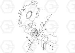 84504 Drive Motor Assembly SD100D/100F/SD105DX/105F S/N 197389 -, Volvo Construction Equipment