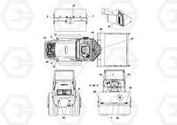 92952 Decal Installation SD100D/100F/SD105DX/105F S/N 197389 -, Volvo Construction Equipment