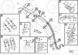 64862 Basic Piping monoboom EW230C, Volvo Construction Equipment