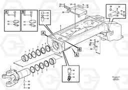 66943 Frame, rear T450D, Volvo Construction Equipment