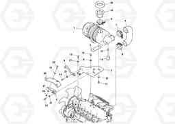 73441 Air cleaner installation SD25D/SD25F S/N 197379 -, Volvo Construction Equipment