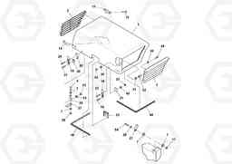 48697 Hood Installation DD132HF/DD138HF/HA/HFA S/N 197527-, Volvo Construction Equipment