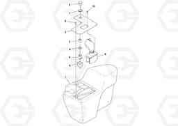49012 Side Console Assembly DD132HF/DD138HF/HA/HFA S/N 197527-, Volvo Construction Equipment