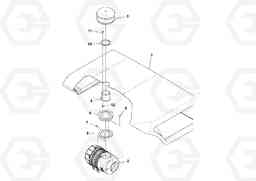 49953 Air Pre-cleaner Assembly DD132HF/DD138HF/HA/HFA S/N 197527-, Volvo Construction Equipment