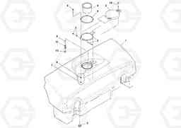 57929 Water Tank DD112HF/DD118HF/HA/HFA S/N 197518 -, Volvo Construction Equipment