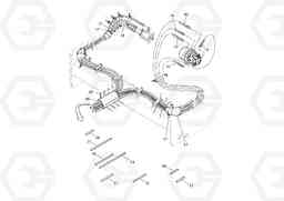 70791 Rear Frame Hoses Installation SD100D/100F/SD105DX/105F S/N 197389 -, Volvo Construction Equipment