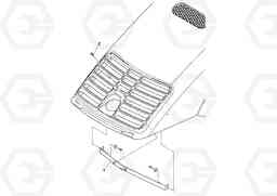 79918 Grill Support Installation SD122 S/N 195942 -, Volvo Construction Equipment