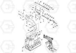 106362 Extension Side Arm Installation OMNI 318 SCREED PF6110, PF6160, PF6170, Volvo Construction Equipment