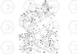 42788 Extension Hydraulic Installation OMNI 318 SCREED PF6110, PF6160, PF6170, Volvo Construction Equipment