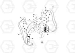 26262 Extension Hydraulic Installation OMNI 318 SCREED PF6110, PF6160, PF6170, Volvo Construction Equipment