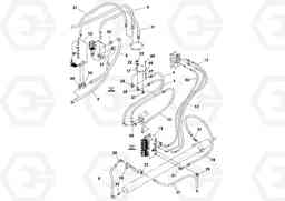 86563 Extension Hydraulic Installation OMNI 318 SCREED PF6110, PF6160, PF6170, Volvo Construction Equipment