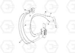 26273 Extension Hydraulic Installation OMNI 318 SCREED PF6110, PF6160, PF6170, Volvo Construction Equipment