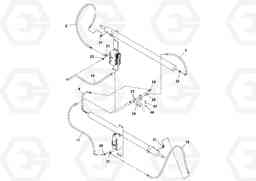 90927 Extension Hydraulic Installation OMNI 318 SCREED PF6110, PF6160, PF6170, Volvo Construction Equipment